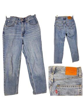 Levis Premium 80s Mom Jeans Womens Denim size 25 26x25 True Custom Fit